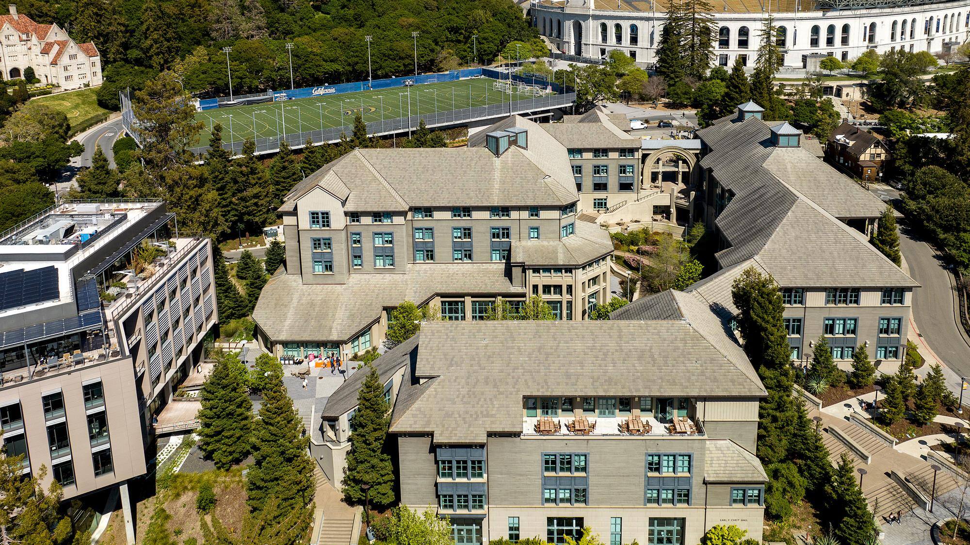 Sky view of UC Berkeley