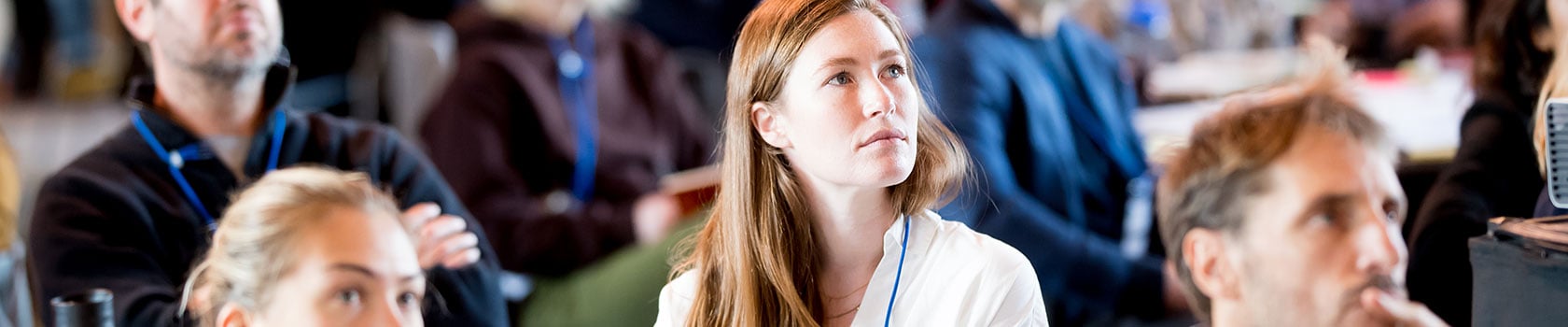 Students listening to a lecture