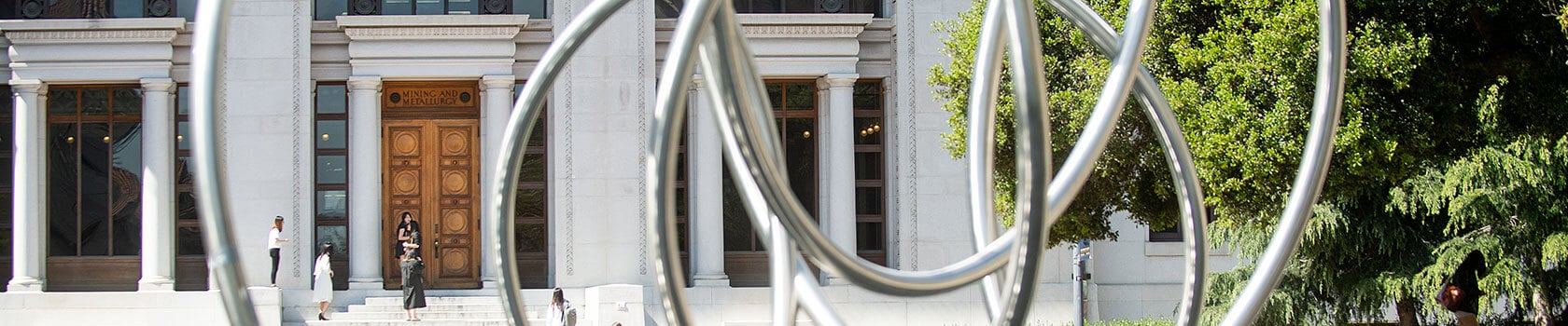 Front of the Hearst Memorial Mining Building at UC Berkeley